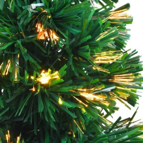 Árbol de navidad de 50cm con Luces de Fibra incorporada y estrella — imagen 2