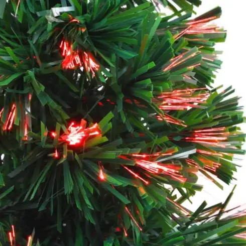 Árbol de navidad de 50cm con Luces de Fibra incorporada y estrella — imagen 3