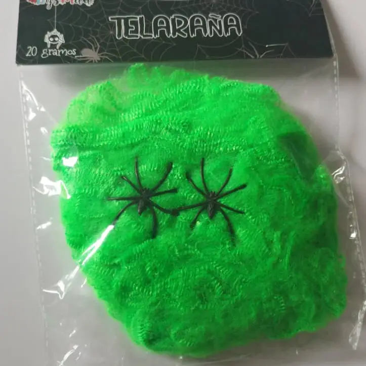 Telarañas flourescente para decoración Halloween — imagen 2