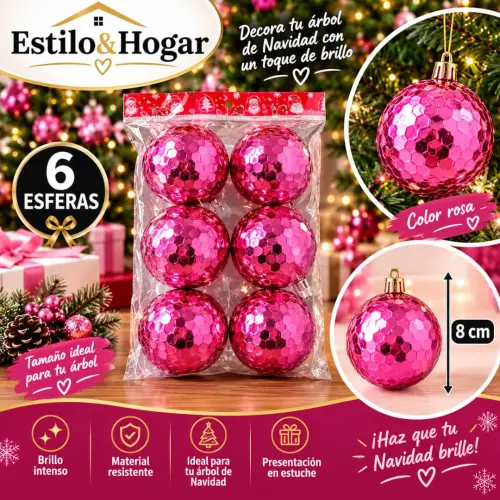 Esferas 8 cm — imagen 2