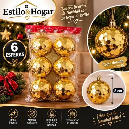 Esferas 8 cm — imagen 3