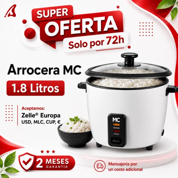 Olla arrocera 1.8L's foto | Yiyi Shop |  BizneCubano
