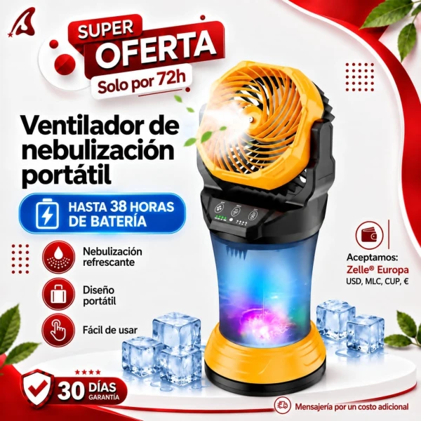 Ventilador Recargable Nebulizador's foto | Yiyi Shop |  BizneCubano