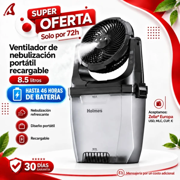 Ventilador Recargable Nebulizador's foto | Yiyi Shop |  BizneCubano