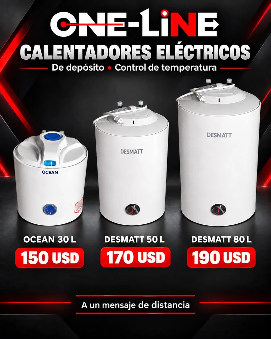 Calentador Eléctrico DESMATT 50L's foto | Yiyi Shop |  BizneCubano