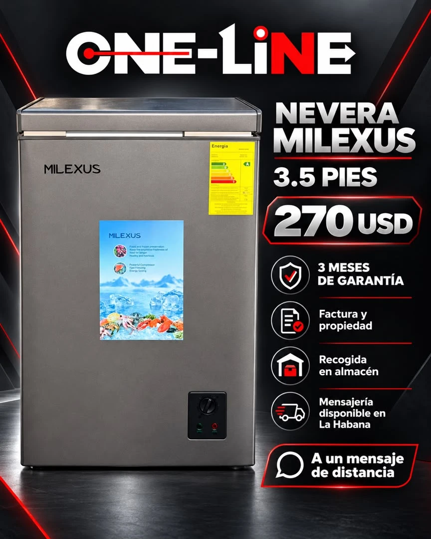 Nevera MILEXUS 3.5's foto | Yiyi Shop |  BizneCubano