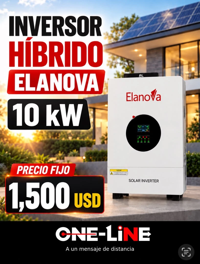 Inversor Híbrido ELANOVA 10kW's foto | Yiyi Shop |  BizneCubano