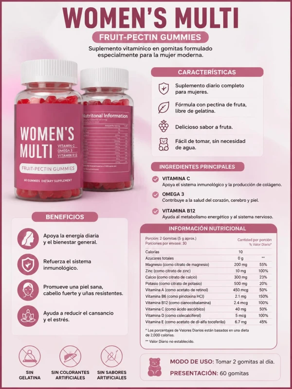 Suplemento Dietético en gomita (para mujeres)'s foto | Yiyi Shop |  BizneCubano