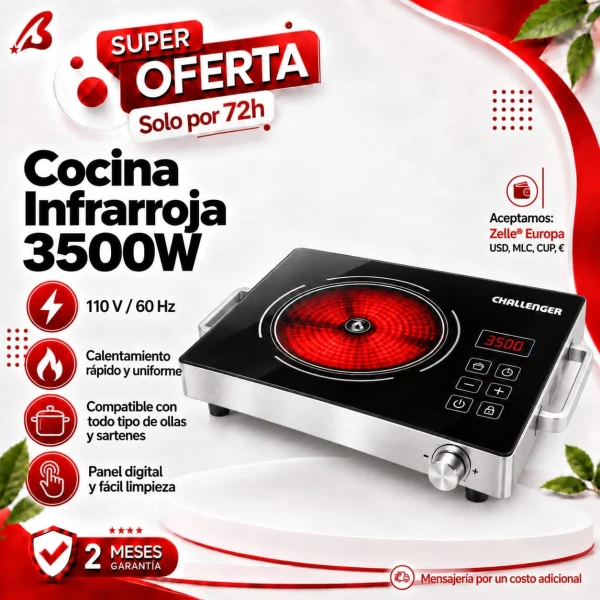 Cocina Infrarroja 3500w's foto | Yiyi Shop |  BizneCubano