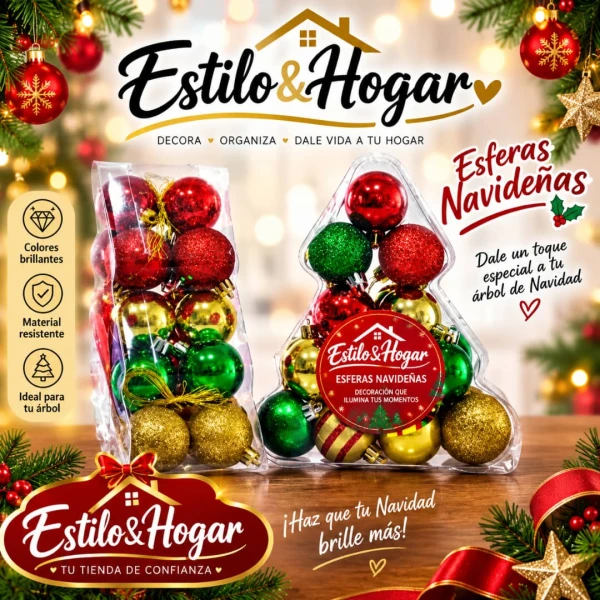 Paquete de adornos 24 pz's foto | Yiyi Shop |  BizneCubano