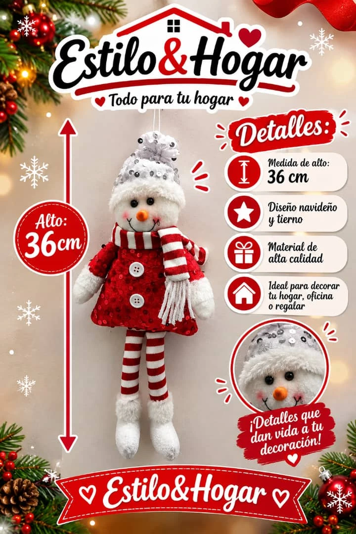 Muñeca de nieve colgante's foto | Yiyi Shop |  BizneCubano