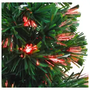 Árbol de navidad de 50cm con Luces de Fibra incorporada y estrella miniatura 3