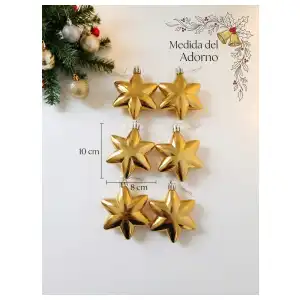 Set de 6 estrellas miniatura 4