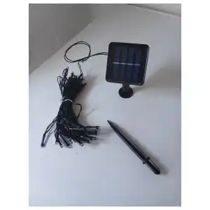 Luces para arbolito con panel solar miniatura 2